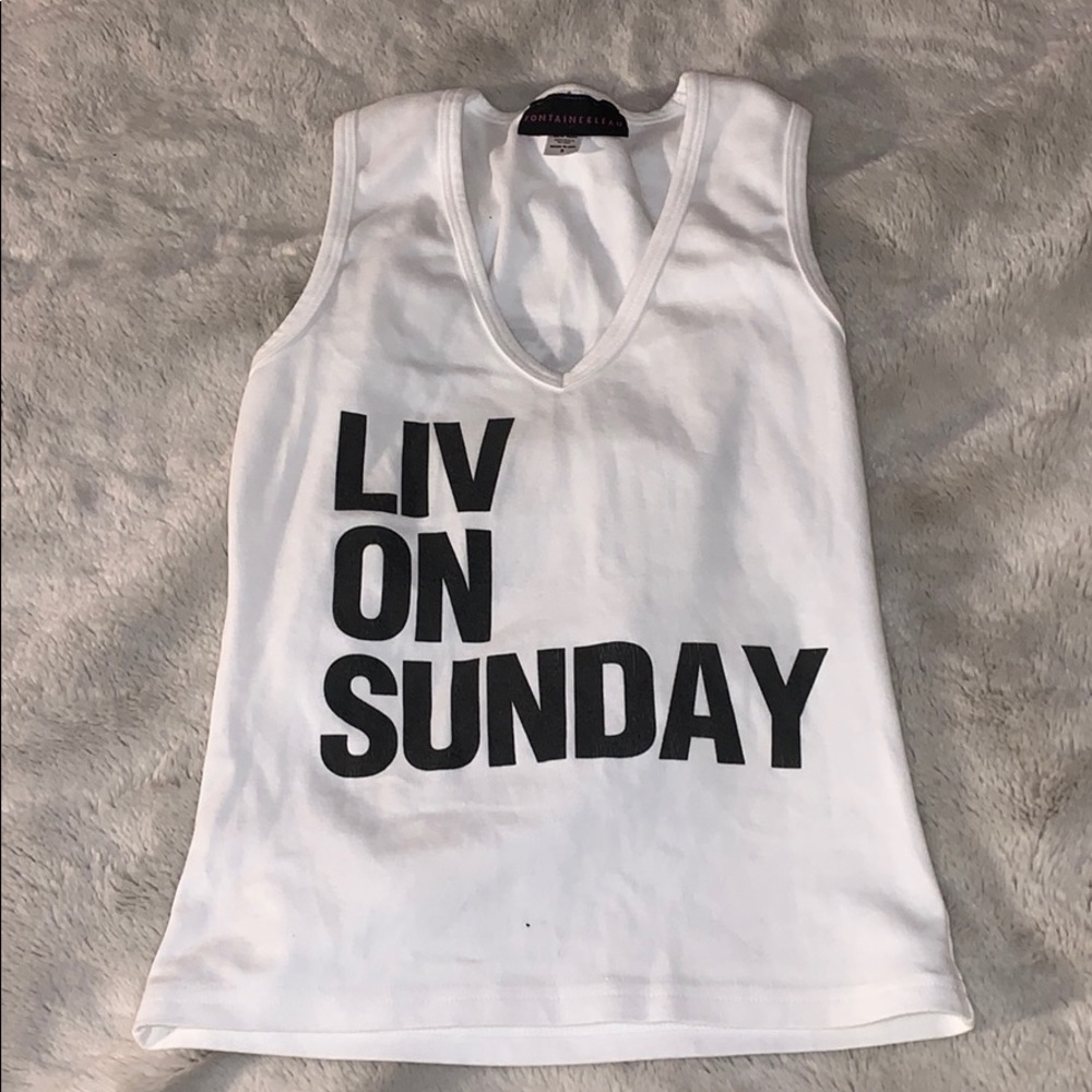 Fontainebleau brand LIV ON SUNDAY SHIRT